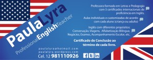 Anuncio Paula Lyra ELT School